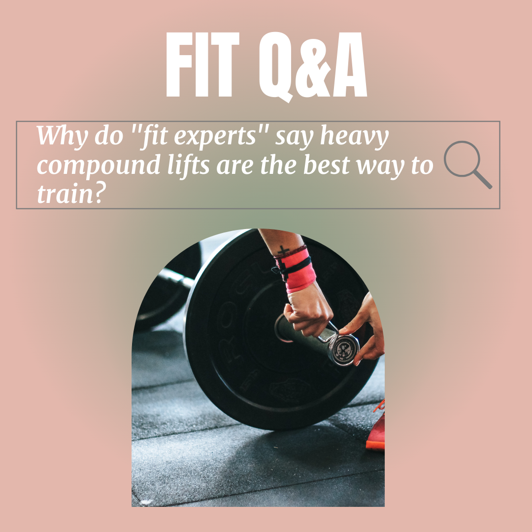 Today’s q is “ why do so many of fitness experts say you shouldn’t do weird exercises and you should stick w heavy compound lifts instead”.